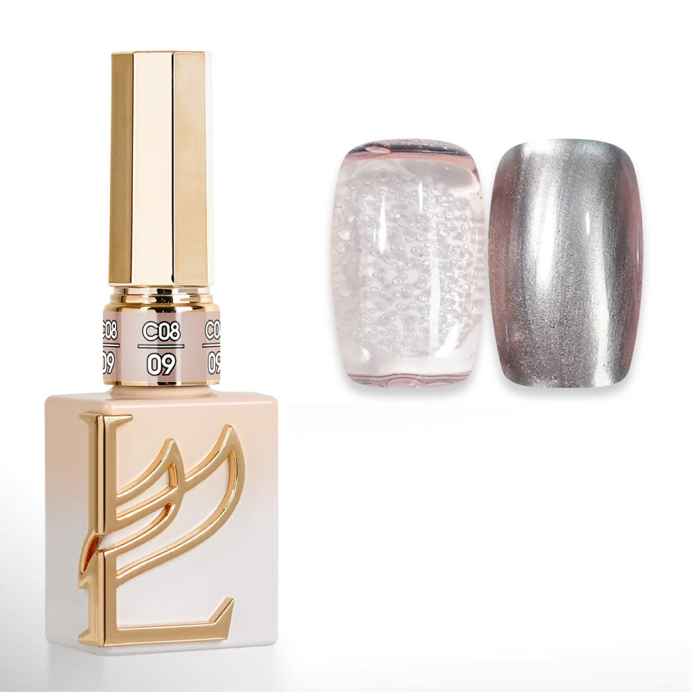 LAVIS C08 - 09 - Gel Polish 0.5 oz - Glass Gala Collection