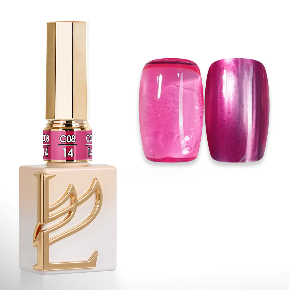 LAVIS C08 - 14 - Gel Polish 0.5 oz - Glass Gala Collection