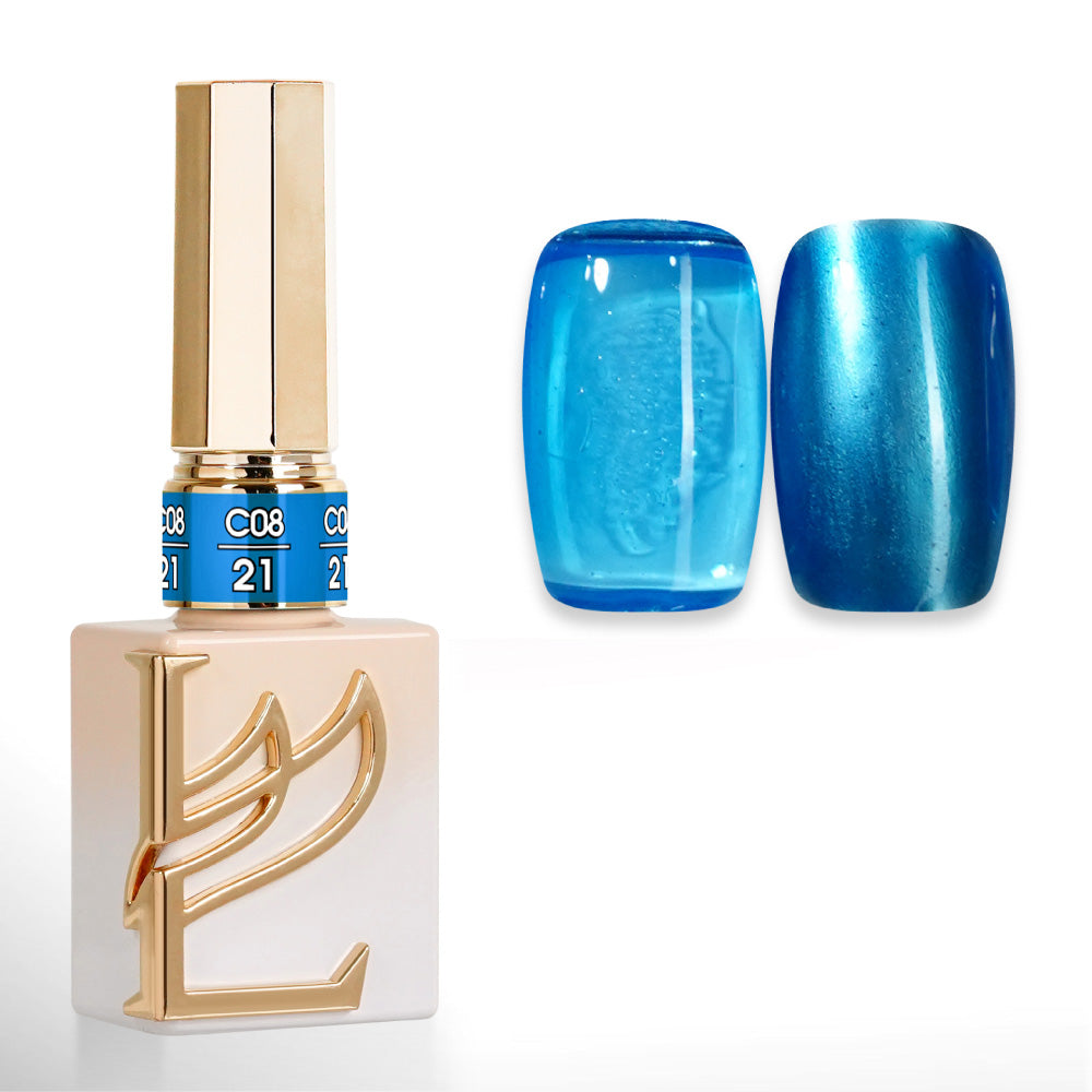 LAVIS C08 - 21 - Gel Polish 0.5 oz - Glass Gala Collection