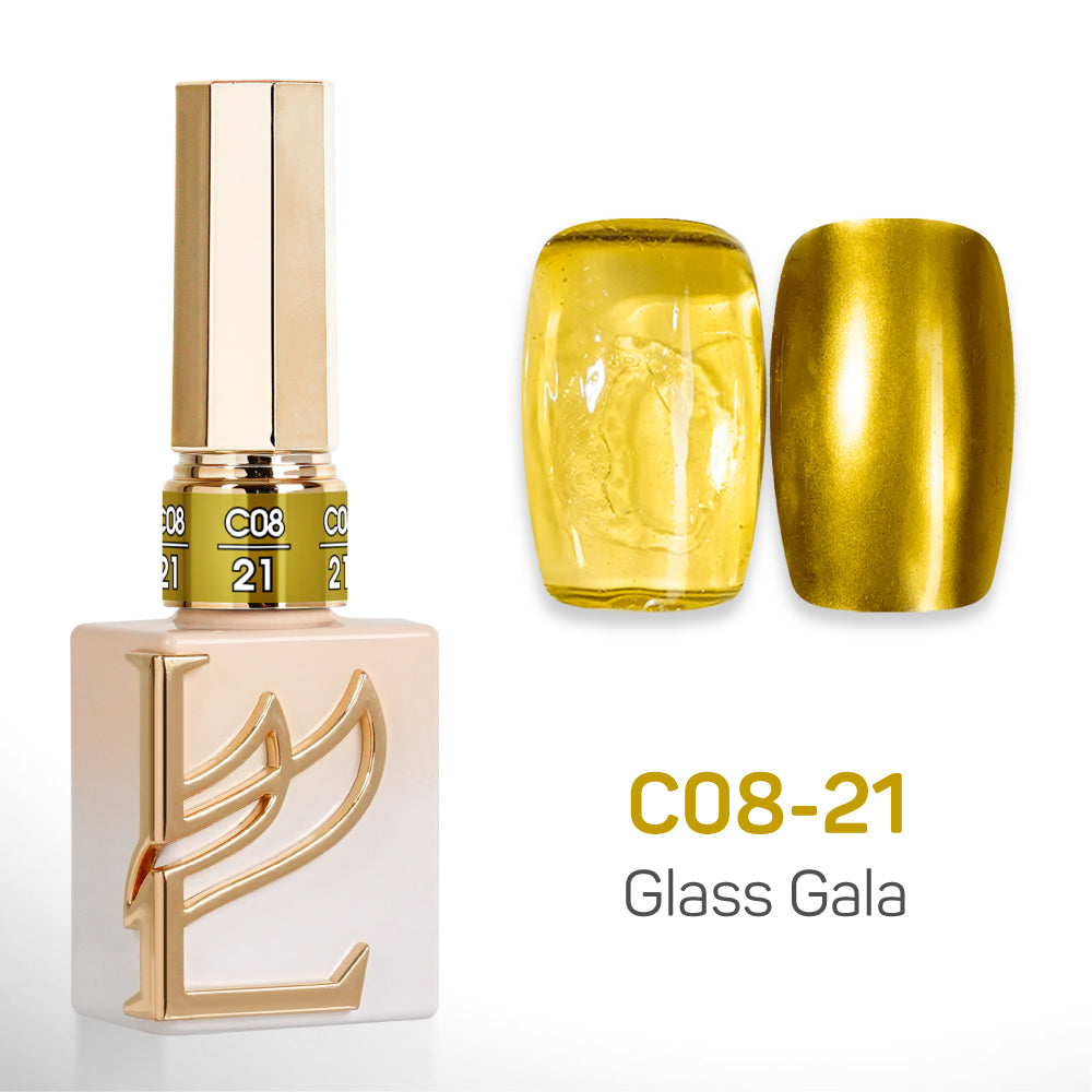 LAVIS C08 - 21 - Gel Polish 0.5 oz - Glass Gala Collection