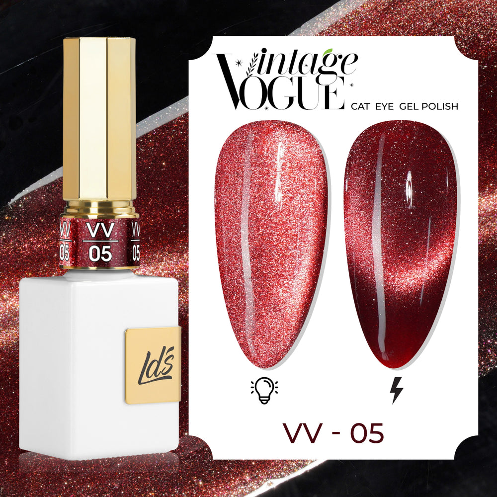  LDS VV CE - 05 - Vintage Vogue Cat Eye Gel Polish Collection by LDS sold by DTK Nail Supply