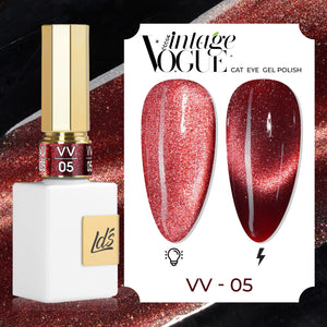  LDS VV CE - 05 - Vintage Vogue Cat Eye Gel Polish Collection by LDS sold by DTK Nail Supply