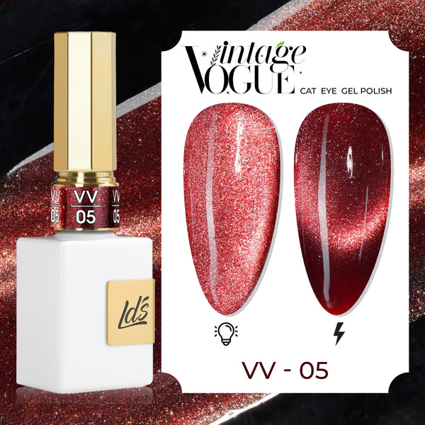  LDS VV CE - 05 - Vintage Vogue Cat Eye Gel Polish Collection by LDS sold by DTK Nail Supply
