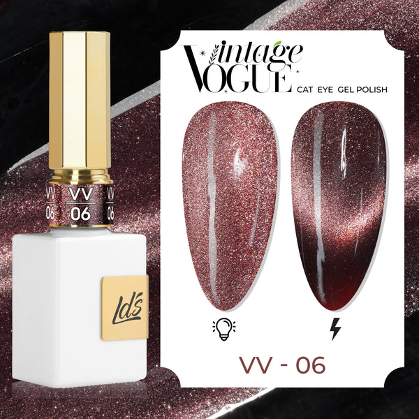  LDS VV CE - 06 - Vintage Vogue Cat Eye Gel Polish Collection by LDS sold by DTK Nail Supply