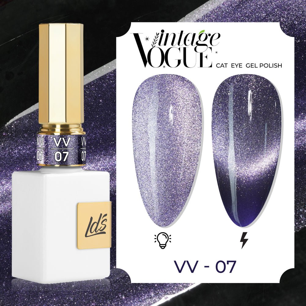  LDS VV CE - 07 - Vintage Vogue Cat Eye Gel Polish Collection by LDS sold by DTK Nail Supply
