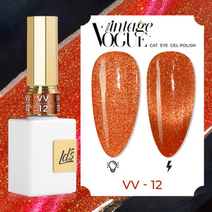  LDS VV CE - 12 - Vintage Vogue Cat Eye Gel Polish Collection by LDS sold by DTK Nail Supply