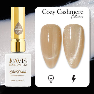  LAVIS Cat Eyes CE1 - 04 - Gel Polish 0.5 oz - Cozy Cashmere Collection by LAVIS NAILS sold by DTK Nail Supply