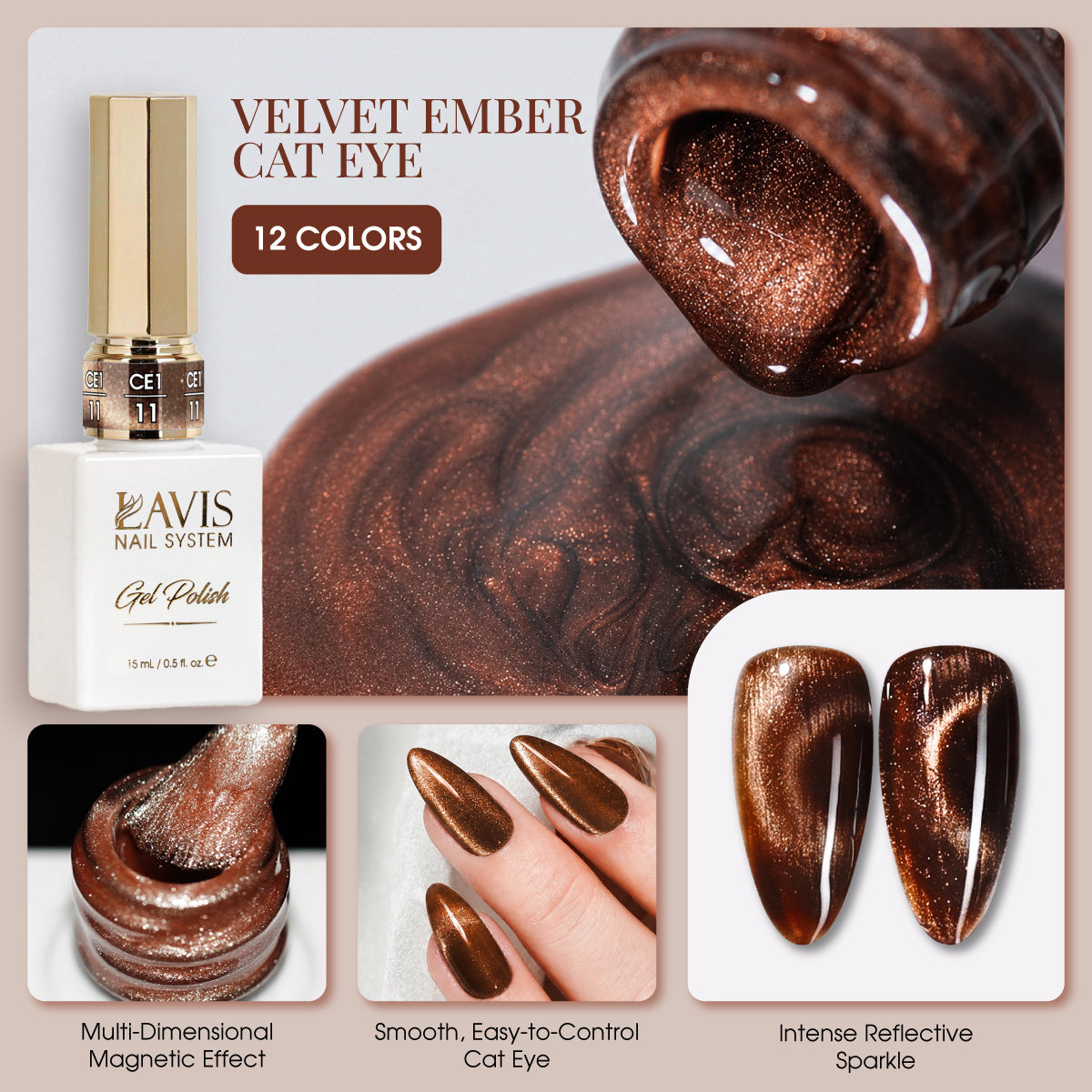 SNS Pro Sculpt Poly Gel Set 24 Colors HEMA & TPO Free 0.5 oz + FREE Leather Sample Book + FREE 12 Colors Cat Eye Set (Velvet Ember, Velvet Glow or Seasonal Splendor)