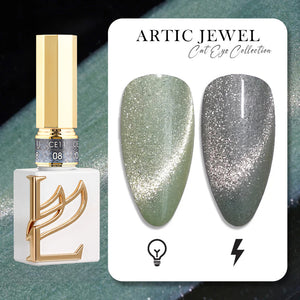 LAVIS Cat Eyes CE12 - 08 - Gel Polish 0.5 oz - Artic Jewel Collection