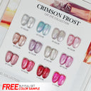 Lavis Cat Eyes CE12 (Ver2) - Set 12 Colors - Gel Polish 0.5 oz - Crimson Frost Collection