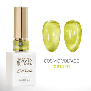 LAVIS Cat Eyes CE14 - Gel Polish 0.5 oz - Cosmic Voltage Collection