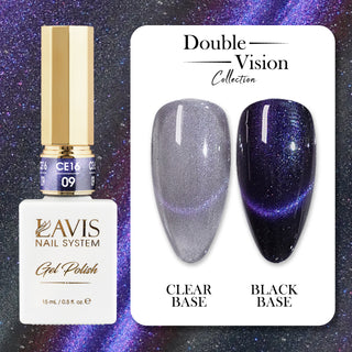 LAVIS Cat Eyes CE16 - 09 - Gel Polish 0.5 oz - Double Vision Collection