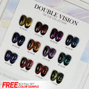 LAVIS Cat Eyes CE16 - Set 12 - Gel Polish 0.5 oz - Double Vision Collection