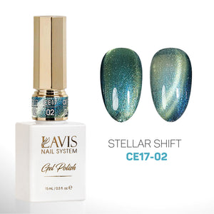 LAVIS Cat Eyes CE17 - 02 - Gel Polish 0.5 oz - Stellar Shift Collection