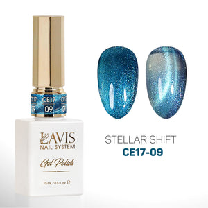 LAVIS Cat Eyes CE17 - 09 - Gel Polish 0.5 oz - Stellar Shift Collection
