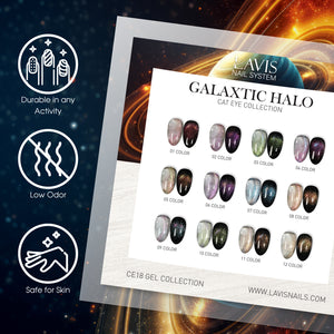 LAVIS Cat Eyes CE18 - 11 - Gel Polish 0.5 oz - Galaxtic Halo Collection