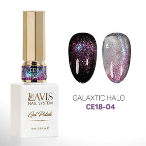 LAVIS Cat Eyes CE18 - 04 - Gel Polish 0.5 oz - Galaxtic Halo Collection