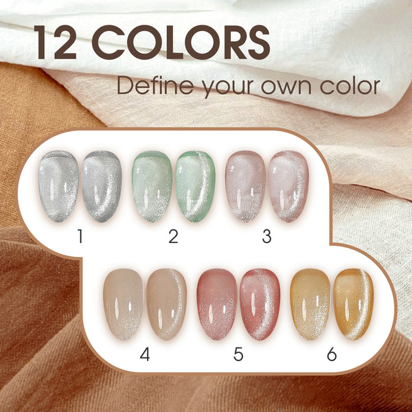 LAVIS Cat Eyes CE1 - 02 - Gel Polish 0.5 oz - Cozy Cashmere Collection
