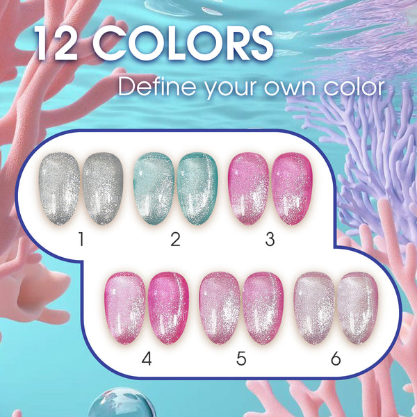 LAVIS Cat Eyes CE2 - 06 - Gel Polish 0.5 oz - Under The Sea Collection