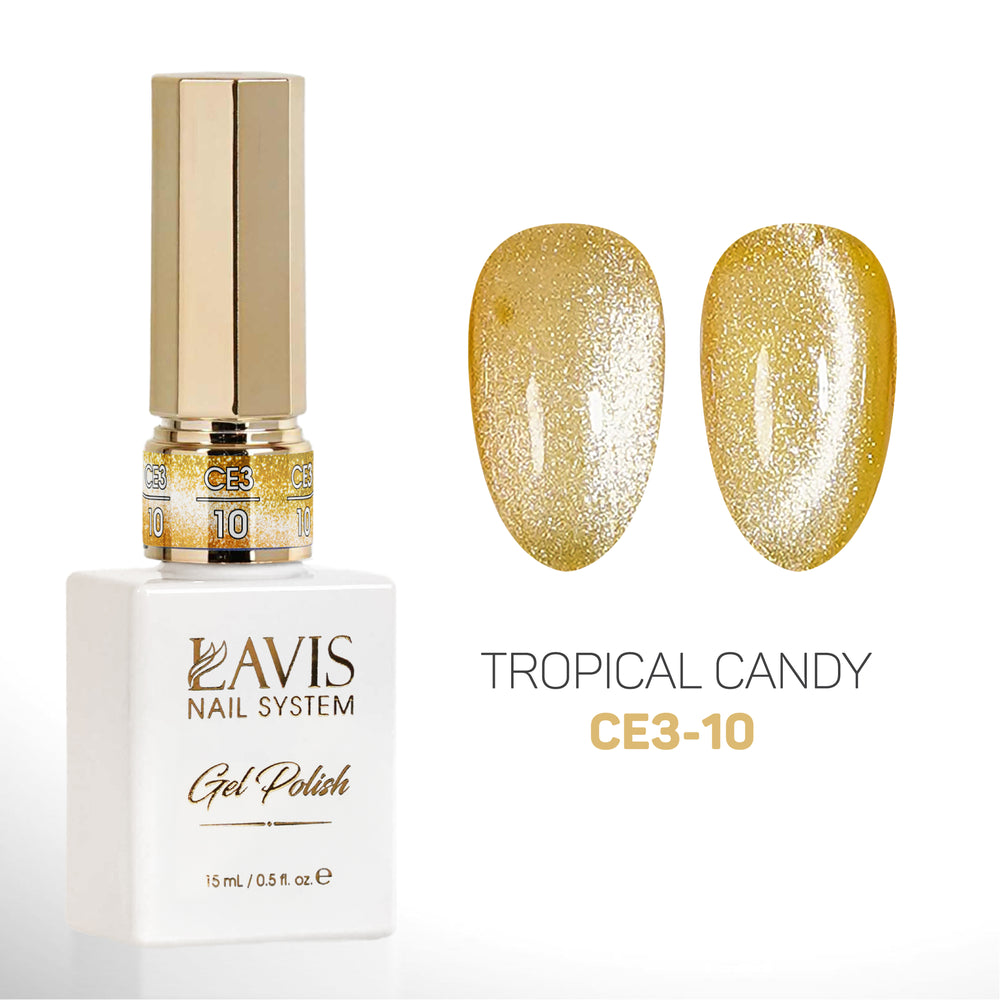 LAVIS Cat Eyes CE3 - 10 - Gel Polish 0.5 oz - Tropical Candy Collection