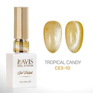 LAVIS Cat Eyes CE3 - 10 - Gel Polish 0.5 oz - Tropical Candy Collection