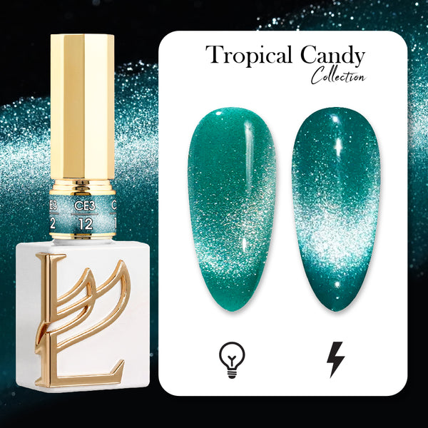 LAVIS Cat Eyes CE3 - 12 - Gel Polish 0.5 oz - Tropical Candy Collection