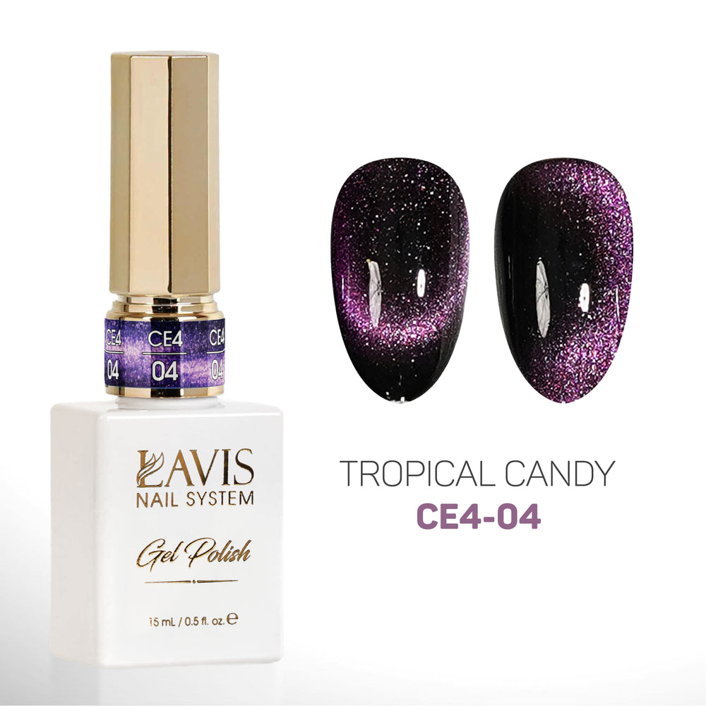 LAVIS Cat Eyes CE4 - 04 - Gel Polish 0.5 oz - Fairy Tale Collection