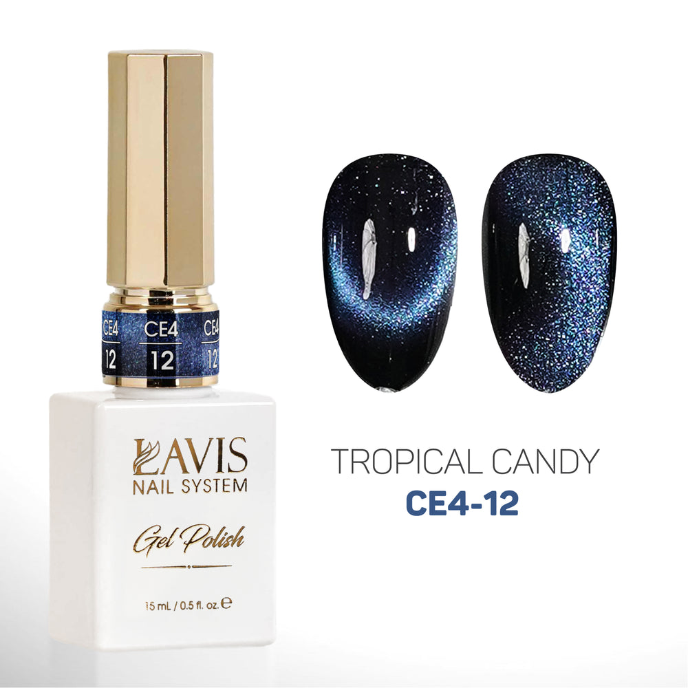 LAVIS Cat Eyes CE4 - 12 - Gel Polish 0.5 oz - Fairy Tale Collection