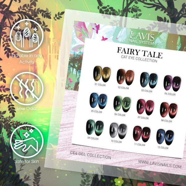 LAVIS Cat Eyes CE4 - 10 - Gel Polish 0.5 oz - Fairy Tale Collection