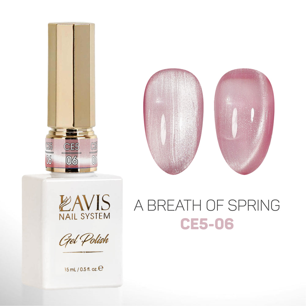 LAVIS Cat Eyes CE5 - 06 - Gel Polish 0.5 oz - A Breath Of Spring Collection