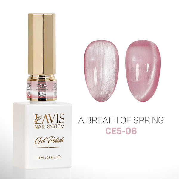 LAVIS Cat Eyes CE5 - Gel Polish 0.5 oz - A Breath Of Spring Collection
