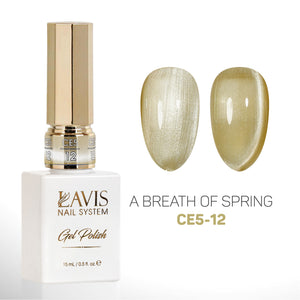 LAVIS Cat Eyes CE5 - 12 - Gel Polish 0.5 oz - A Breath Of Spring Collection