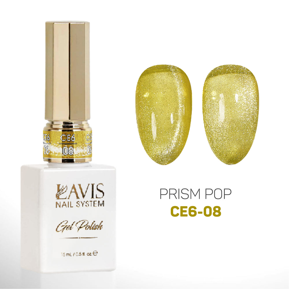 LAVIS Cat Eyes CE6 - 08 - Gel Polish 0.5 oz - Prism Pop Collection