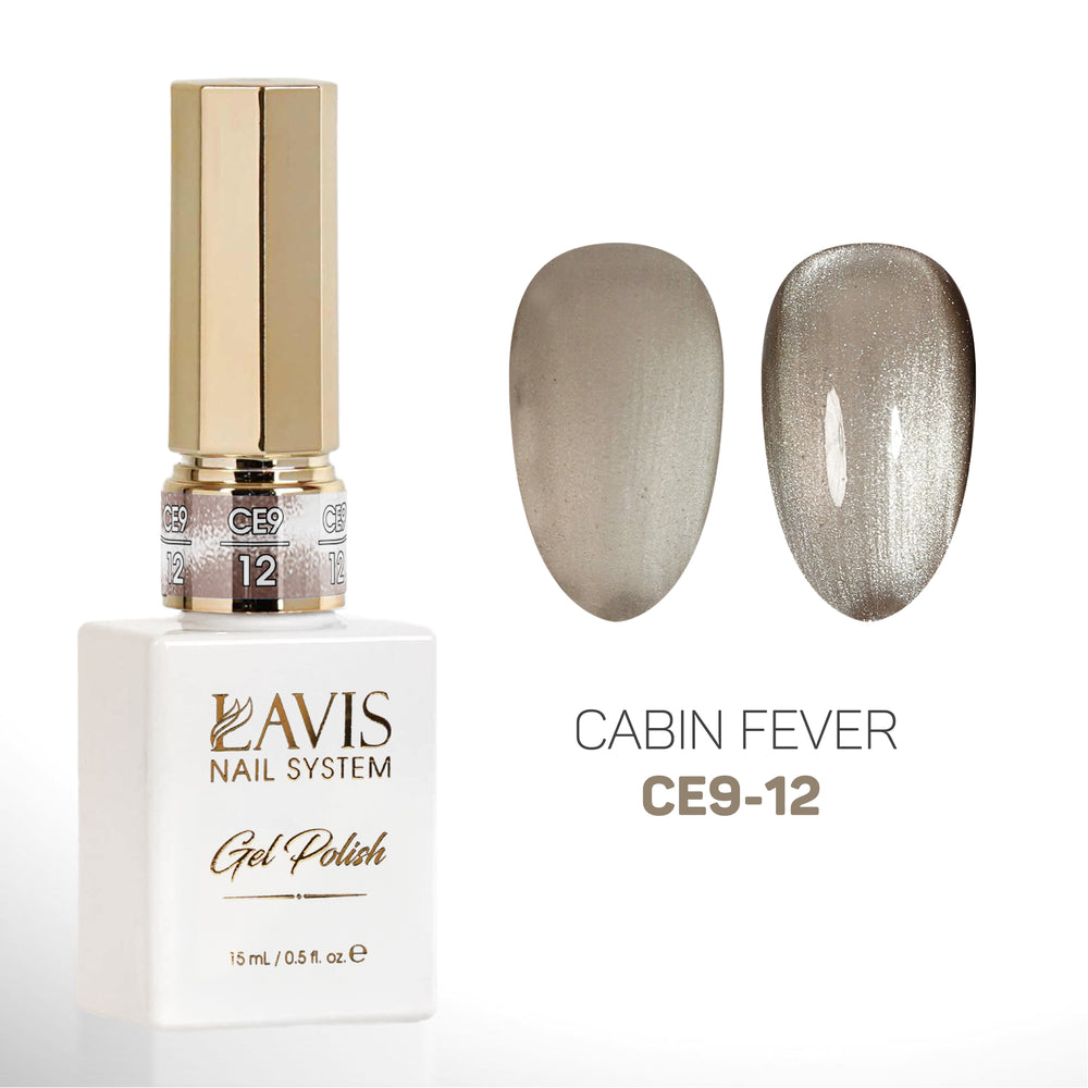 LAVIS Cat Eyes CE9 - 12 - Gel Polish 0.5 oz -  Lavis Cabin Fever Collection