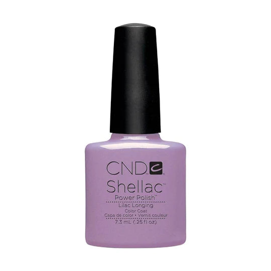 CND Shellac Gel Polish - 074 Lilac Longing - Violet Colors by CND sold by DTK Nail Supply