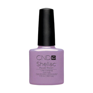 CND Shellac Gel Polish - 074 Lilac Longing - Violet Colors by CND sold by DTK Nail Supply