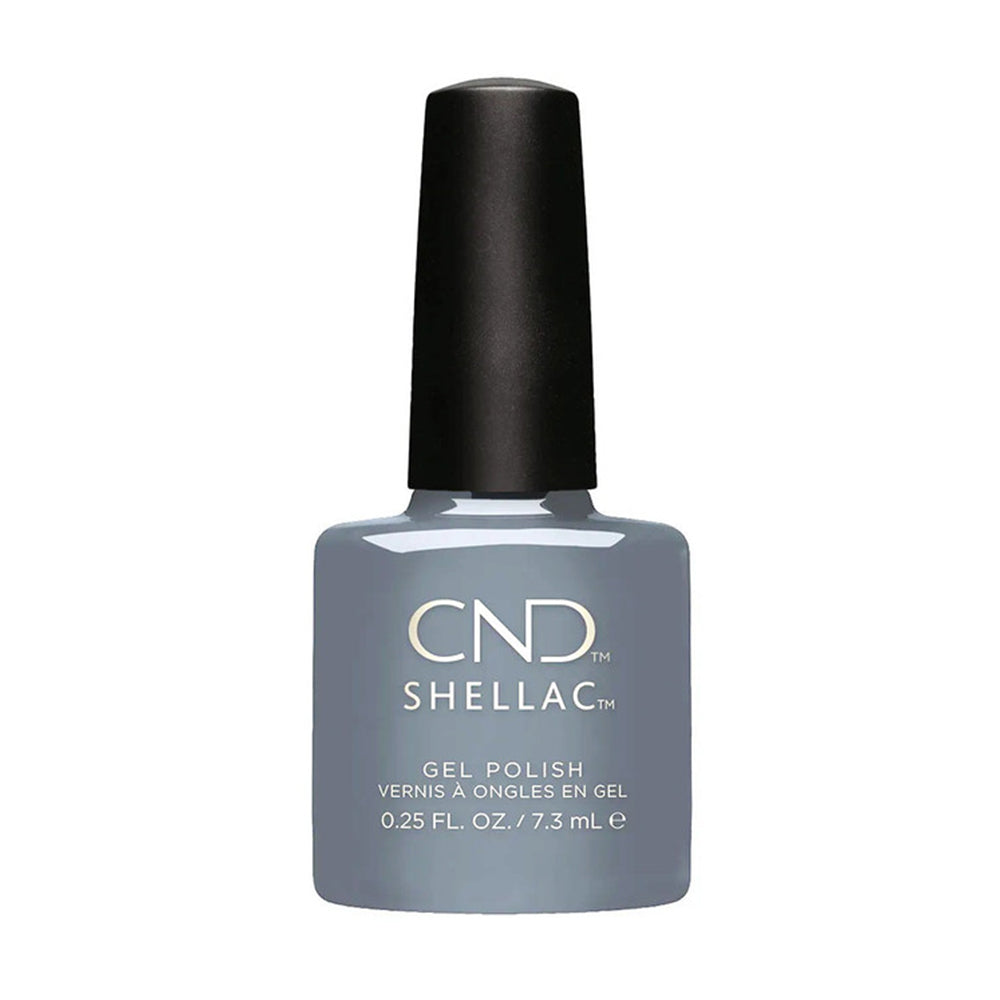 CND Shellac Gel Polish - 091 Mystic Slate - Gray Colors by CND sold by DTK Nail Supply