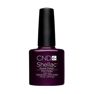 CND Shellac Gel Polish - 106 Plum Paisley - Violet Colors by CND sold by DTK Nail Supply