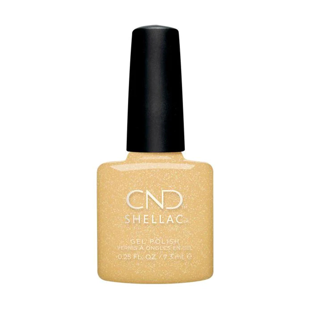 CND Shellac Gel Polish - 128 Seeing Citrine - Gold Colors by CND sold by DTK Nail Supply