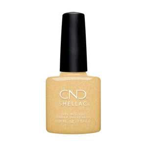 CND Shellac Gel Polish - 128 Seeing Citrine - Gold Colors by CND sold by DTK Nail Supply