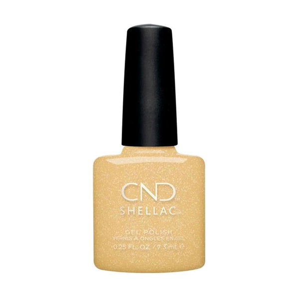 CND Shellac Gel Polish - 128 Seeing Citrine - Gold Colors by CND sold by DTK Nail Supply