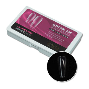 LAVIS Coffin - Soft Gel Tips by LAVIS NAILS TOOL sold by DTK Nail Supply