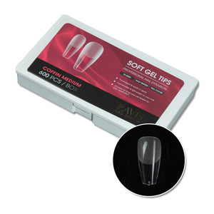 LAVIS Coffin - Soft Gel Tips by LAVIS NAILS TOOL sold by DTK Nail Supply
