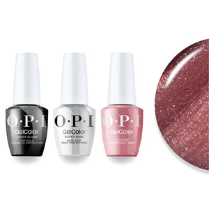 OPI + Super Glossy Top Super Base - Chicago Champaign Toast