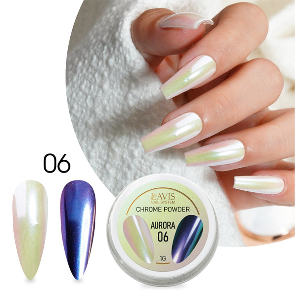 🎁 LAVIS Chrome Powder AURORA - 1gr (PCS) (100% off)