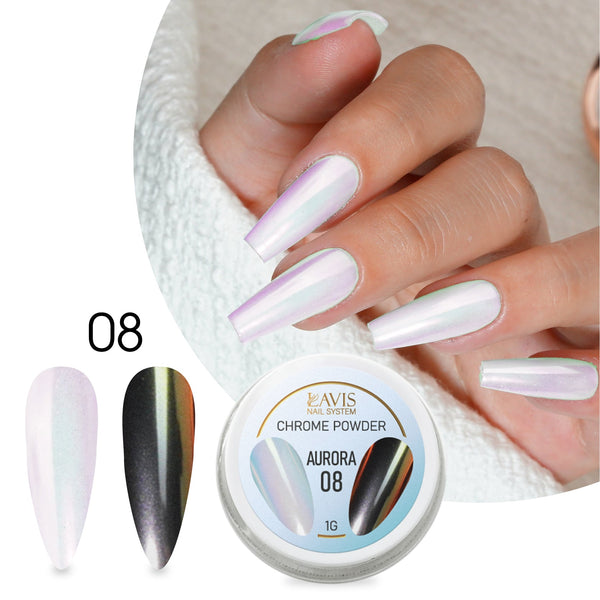 🎁 LAVIS Chrome Powder AURORA - 1gr (PCS) (100% off)