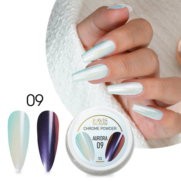 🎁 LAVIS Chrome Powder AURORA - 1gr (PCS) (100% off)