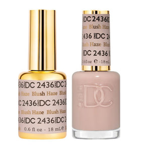 DND DC Gel Nail Polish Duo - 2436 Blush Haze by DND DC sold by DTK Nail Supply