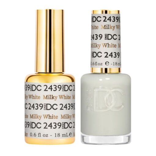 DND DC Gel Nail Polish Duo - 2439 Milky White by DND DC sold by DTK Nail Supply