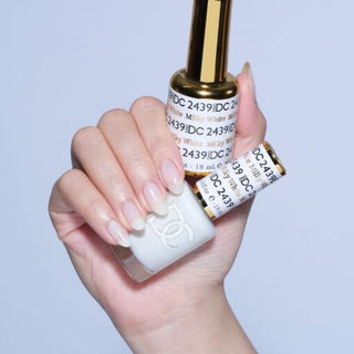 DND DC Gel Nail Polish Duo - 2439 Milky White by DND DC sold by DTK Nail Supply